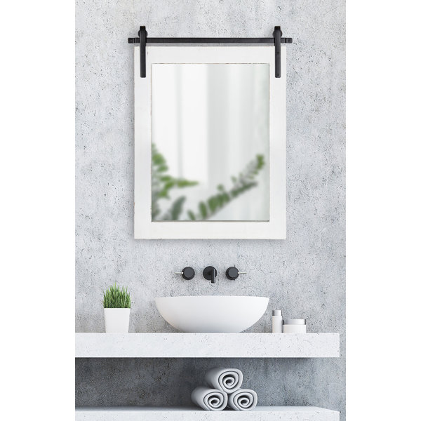 White Distressed Bathroom Mirrors Semis Online